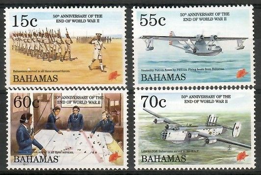 Znaczek Bahamy 1995 Mi 861-864 Czyste **