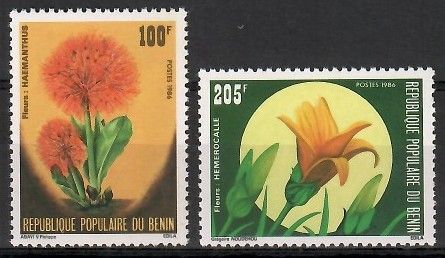 Znaczek Benin 1986 Mi 444-445 Czyste **