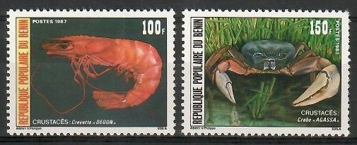 Znaczek Benin 1987 Mi 457-458 Czyste **