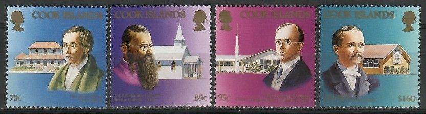Znaczek Wyspy Cooka 1990 Mi 1291-1295 Czyste **