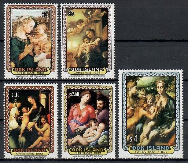 Znaczek Wyspy Cooka 1993 Mi 1395-1399 Czyste **