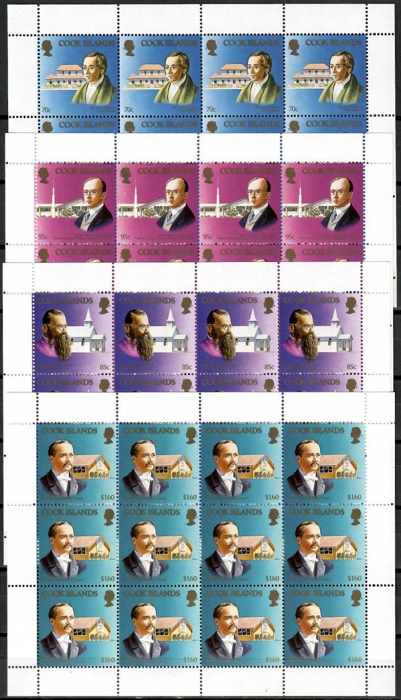 Znaczek Wyspy Cooka 1980 Mi ark 1291-1294 Czyste **