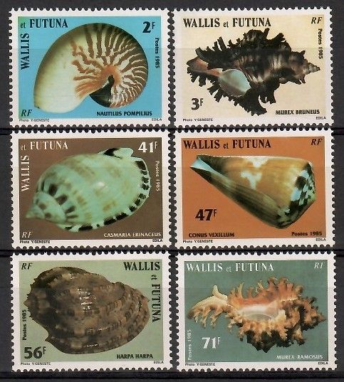 Znaczek Wallis et Futuna 1985 Mi 479-484 Czyste **