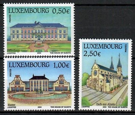 Znaczek Luksemburg 2003 Mi 1601-1603 Czyste **