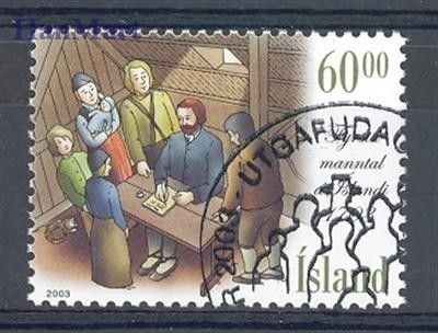 Znaczek Islandia 2003 Mi 1044 Stemplowane