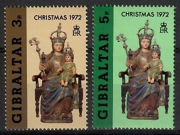 Znaczek Gibraltar 1972 Mi 293-294 Czyste **