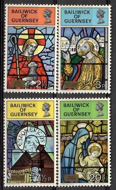Znaczek Guernsey 1973 Mi 84-87 Czyste **
