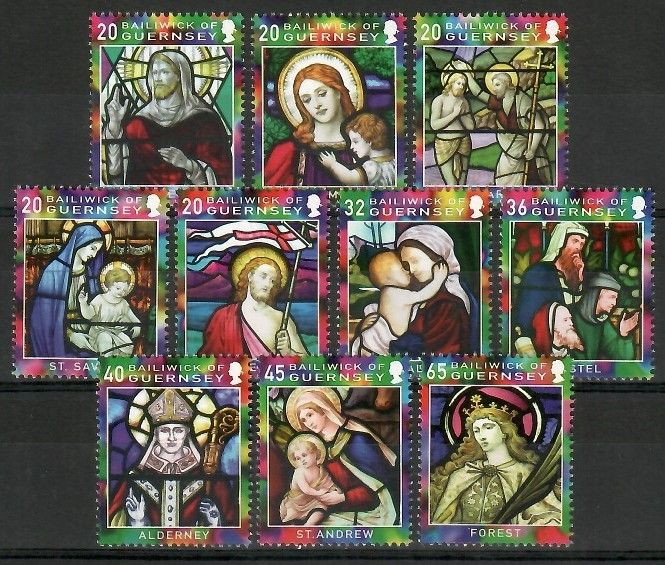 Znaczek Guernsey 2005 Mi 1059-1068 Czyste **