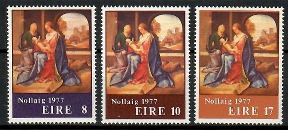 Znaczek Irlandia 1977 Mi 371-373 Czyste **