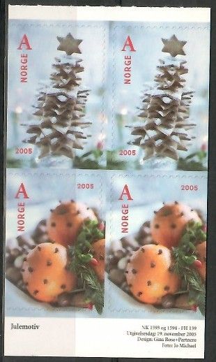 Znaczek Norwegia 2005 Mi 1558-1559 Czyste **
