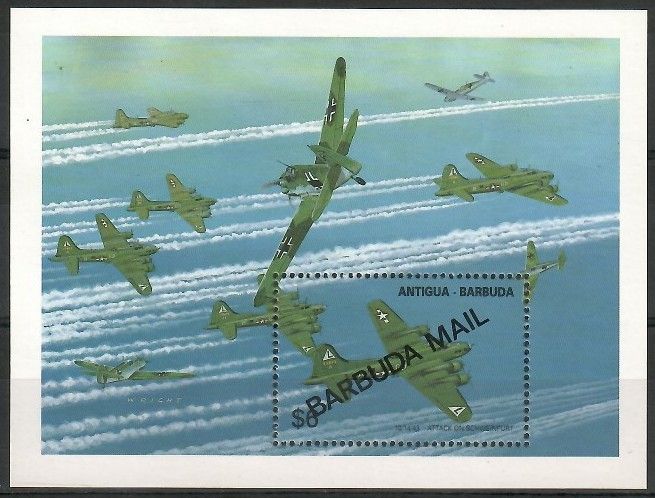 Znaczek Barbuda 1991 Mi bl 175 Czyste **