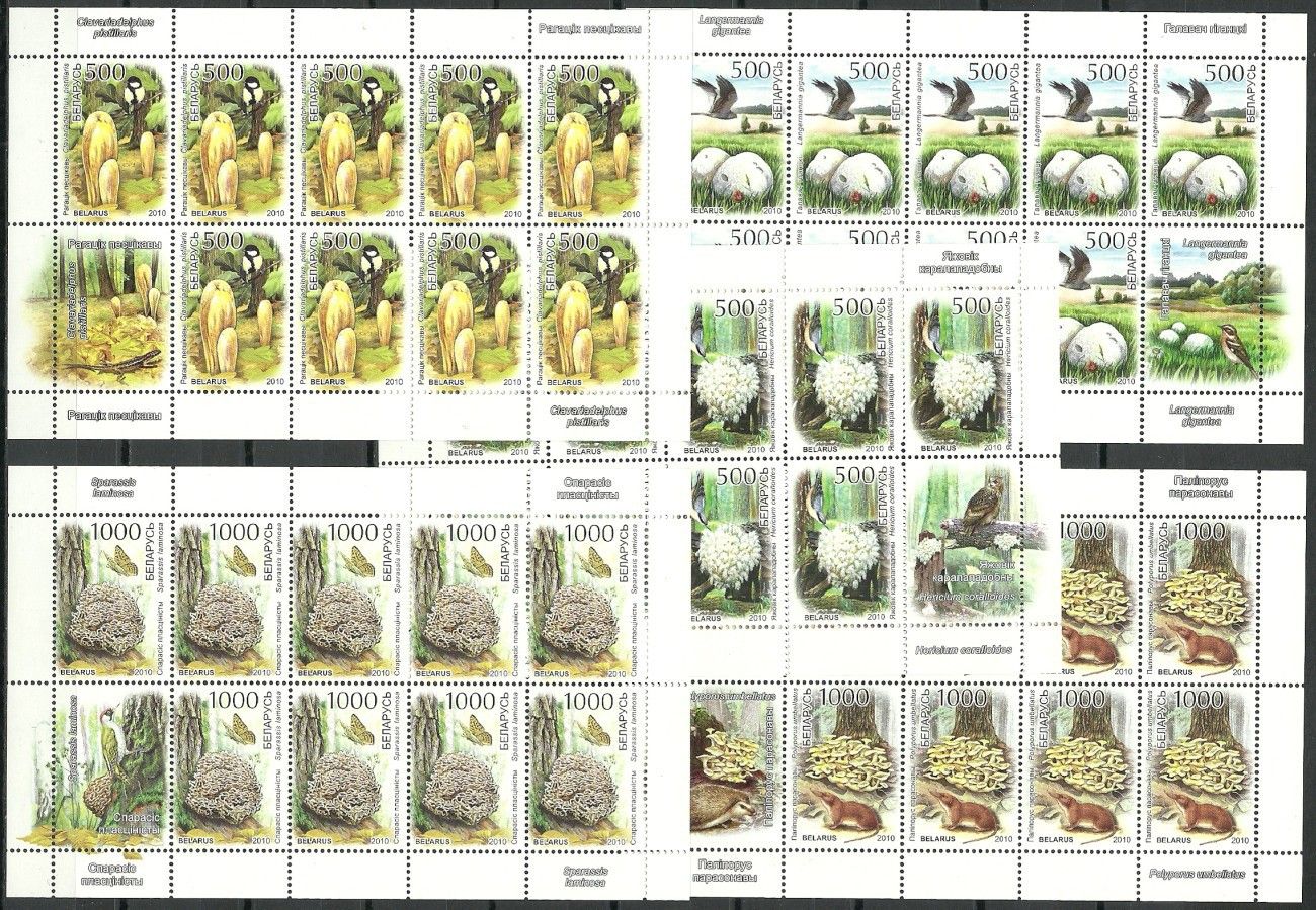 Znaczek Białoruś 2010 Mi ark 828-832 Czyste **