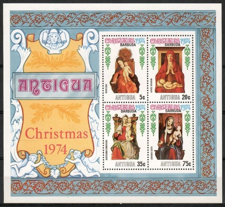 Znaczek Barbuda 1974 Mi bl 12 Czyste **