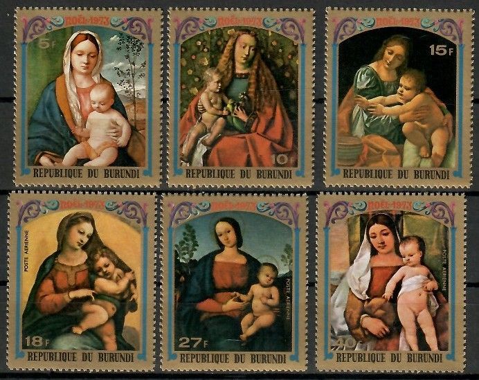 Znaczek Burundi 1973 Mi 1011-1016 Czyste **