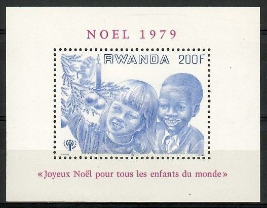 Znaczek Rwanda 1979 Mi bl 87 Czyste **