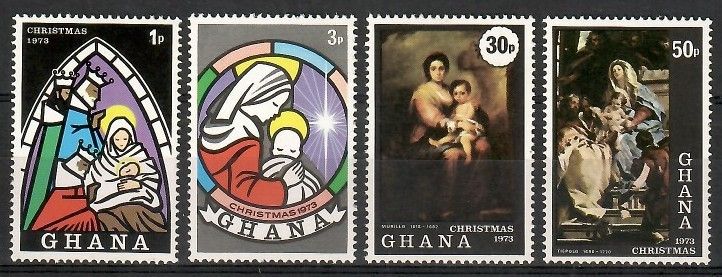 Znaczek Ghana 1973 Mi 532-535 Czyste **