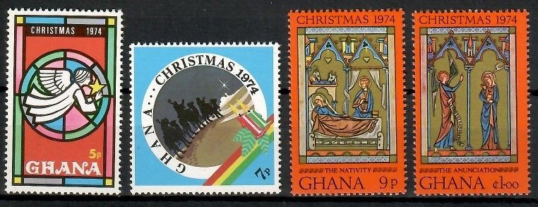Znaczek Ghana 1974 Mi 589-592 Czyste **