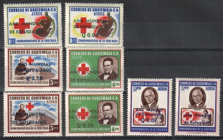 Znaczek Gwatemala 1960 Mi 643-650 Czyste **