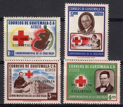 Znaczek Gwatemala 1964 Mi 710-713 Czyste **