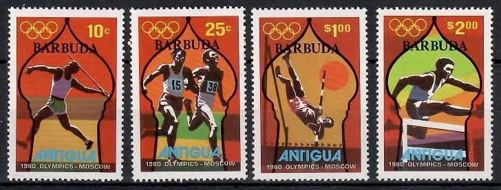 Znaczek Barbuda 1980 Mi 474-477 Czyste **