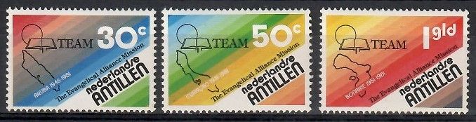 Znaczek Antyle Holenderskie 1981 Mi 438-440 Czyste **