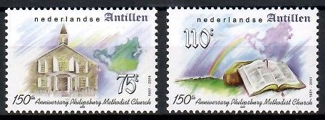 Znaczek Antyle Holenderskie 2001 Mi 1121-1122 Czyste **