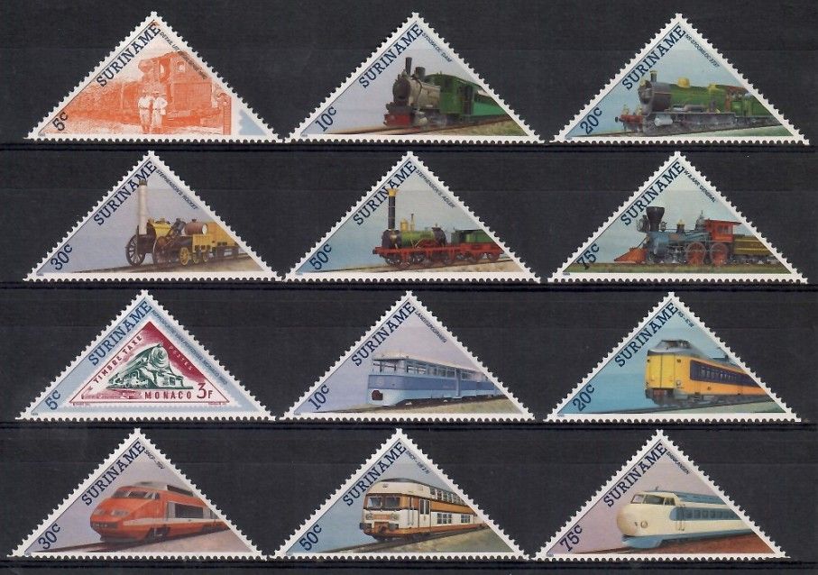 Znaczek Surinam 1985 Mi 1134-1145 Czyste **