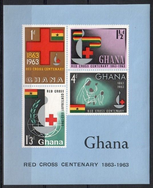 Znaczek Ghana 1963 Mi bl 8 Czyste **