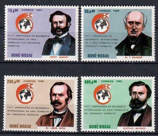 Znaczek Gwinea Bissau 1988 Mi 955-958 Czyste **