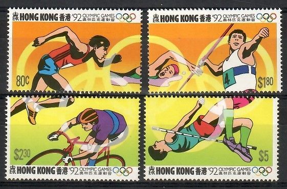 Znaczek Hong Kong 1992 Mi 645-648 Czyste **