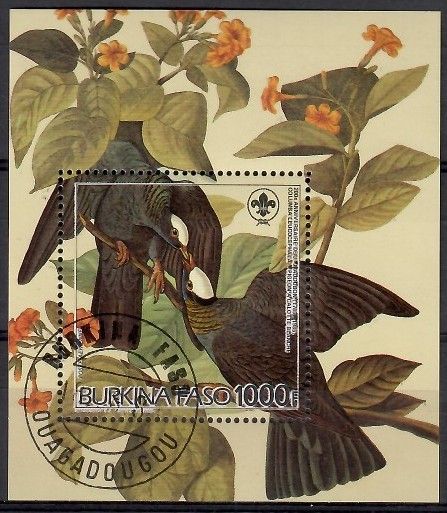 Znaczek Burkina Faso 1985 Mi bl 111 Stemplowane