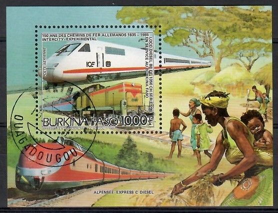 Znaczek Burkina Faso 1986 Mi bl 120 Stemplowane