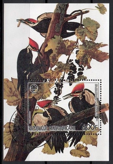 Znaczek Republika Środkowoafrykańska 1985 Mi bl 320 Stemplowane