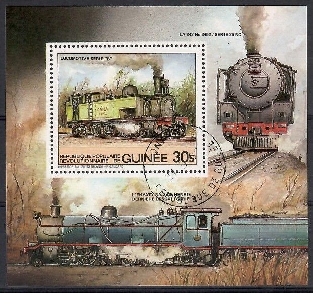Znaczek Gwinea 1984 Mi bl 89 Stemplowane