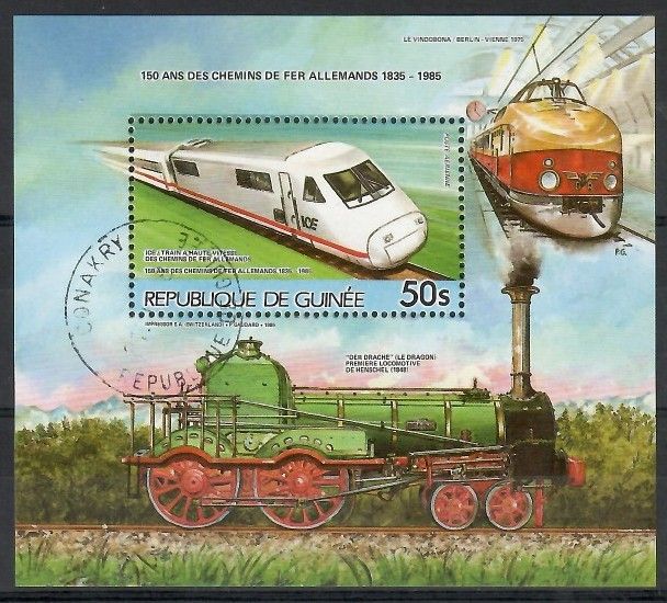 Znaczek Gwinea 1985 Mi bl 186 Stemplowane