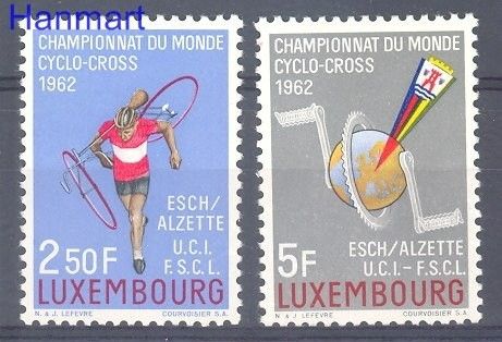Znaczek Luksemburg 1962 Mi 655-656 Czyste **