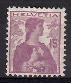 Znaczek Szwajcaria 1909 Mi 116 Z podlepką *