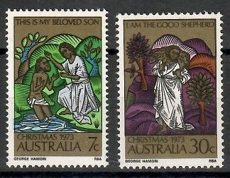 Znaczek Australia 1973 Mi 535-536 Czyste **