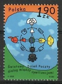 Znaczek Polska 2001 Mi 3926 Fi 3776 Czyste **