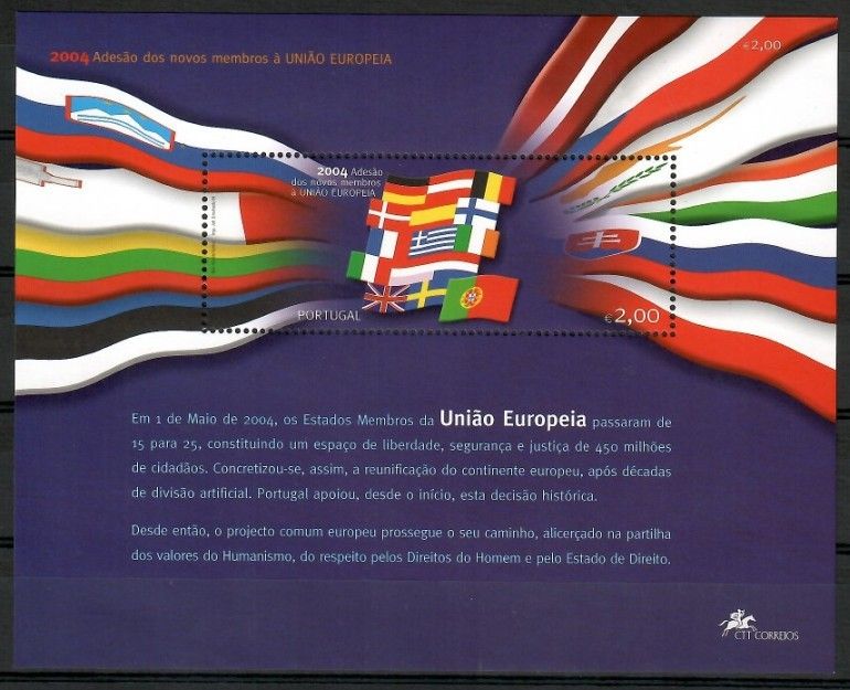 Znaczek Portugalia 2004 Mi bl 195 Czyste **