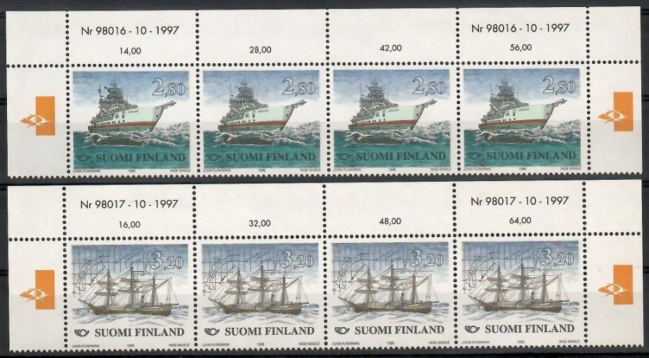 Znaczek Finlandia 1998 Mi 1435-1436 Czyste **