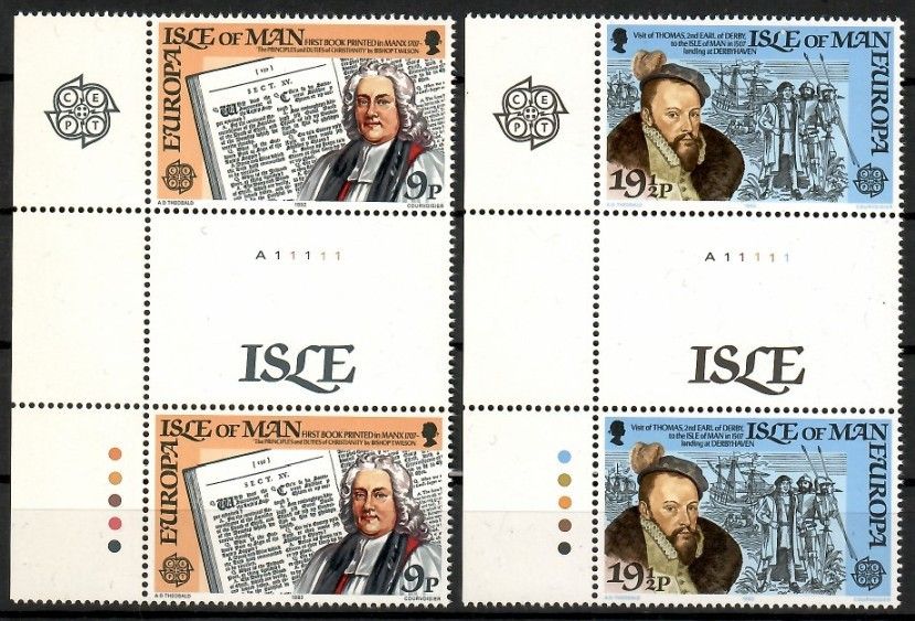 Znaczek Wyspa Man 1977 Mi 213-214 Czyste **