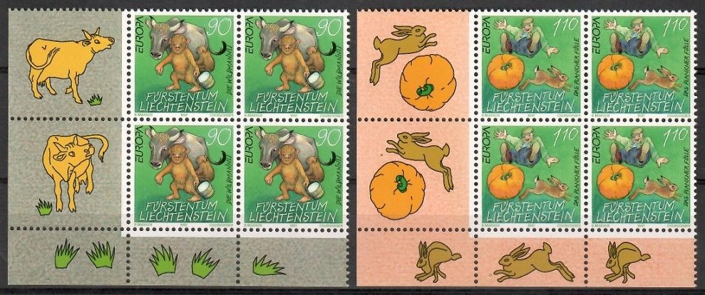 Znaczek Liechtenstein 1997 Mi 1145-1146 Czyste **