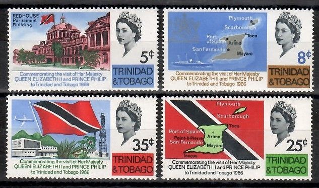 Znaczek Trynidad i Tobago 1966 Mi 202-205 Czyste **