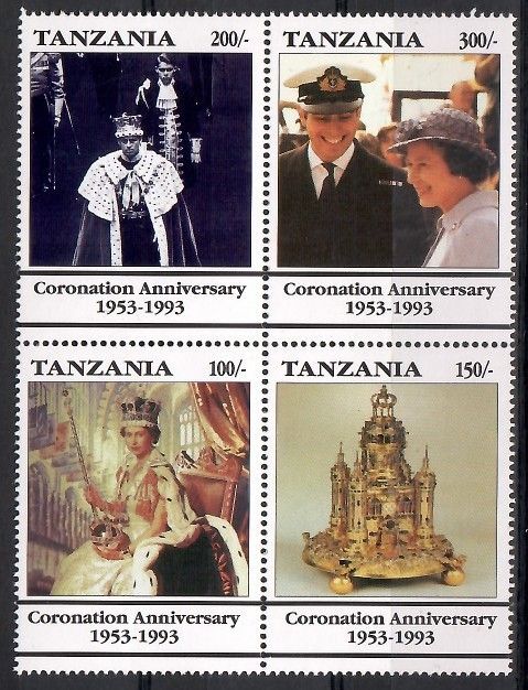 Znaczek Tanzania 1993 Mi 1488-1491 Czyste **