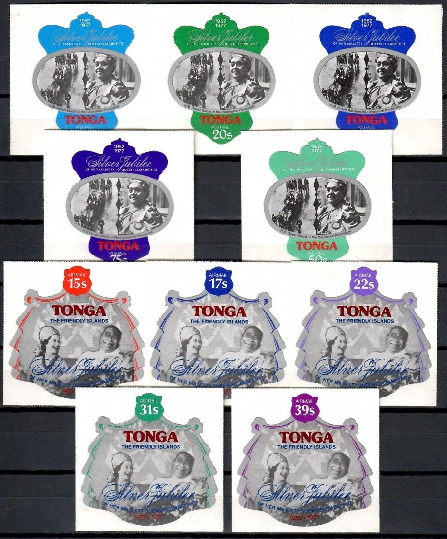 Znaczek Tonga 1977 Mi 599-608 Czyste **