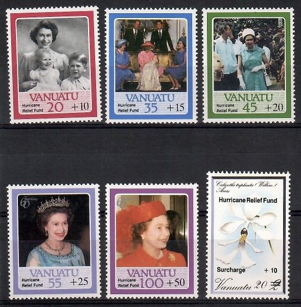 Znaczek Vanuatu 1987 Mi 744-749 Czyste **