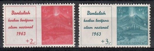 Znaczek Indonezja 1963 Mi 407-408 Czyste **