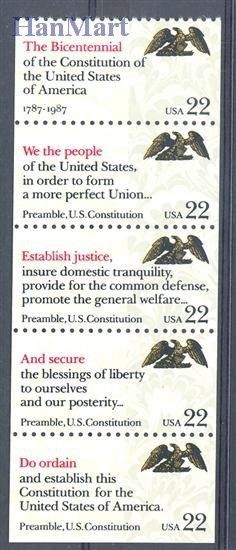 Znaczek USA 1987 Mi 1943-1947 Czyste **