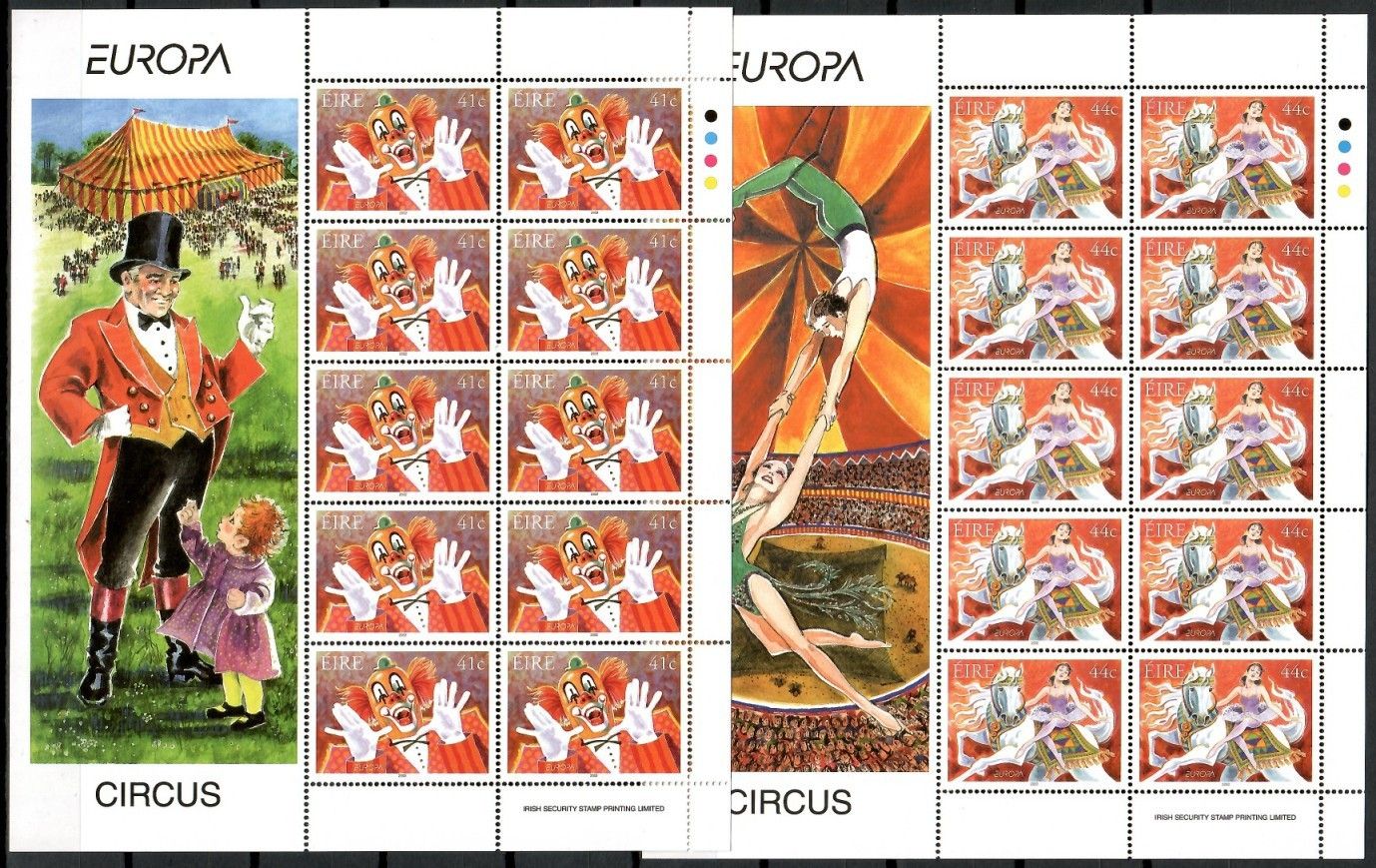 Znaczek Irlandia 2002 Mi ark 1432-1433 Czyste **